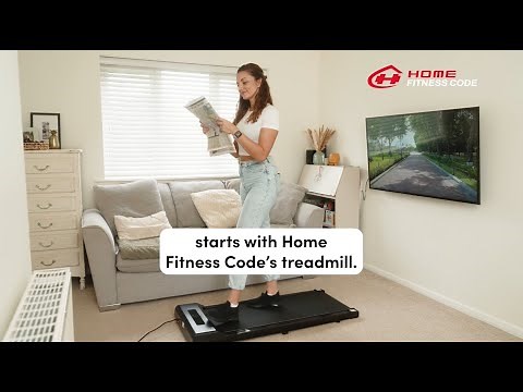 HomeFitnessCode - Electric Walking Running Machine for Home Office Gym