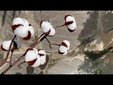 ABC TV | How To Make Cotton Flower With Pipe Cleaner - Craft Tutorial