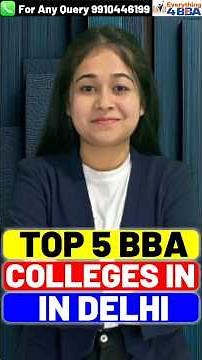 Delhi ke Top 5 BBA Colleges | Fees, Ranking & Placements 🔥