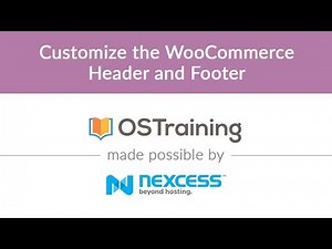 WooCommerce Lesson #15. Customize the WooCommerce Header and Footer