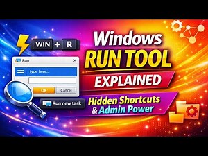 Windows Run Tool Explained-Hidden Shortcuts & Admin Power