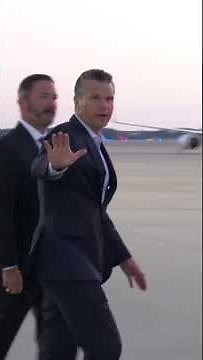 Secretary Of Defense Pete Hegseth Departs From JBA En Route To Ft. Benning In Georgia