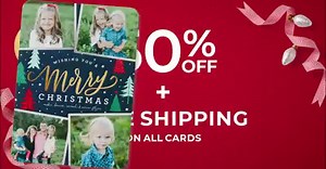 For the first time EVER, get 50% off and free shipping on holiday cards with code SHIPCARDS. Ends Sun, Nov 18. | Shutterfly