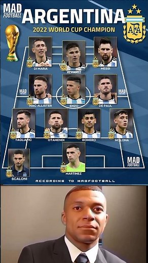 Argentina 2022 World Cup Champions Xi