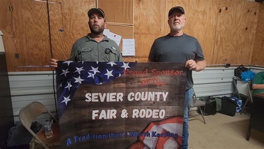 Sevier County Fair Association President Richard Van Voast and Vice President Greg Wishard would like to thank all the sponsors of the 2025 fair and rodeo, including: DE QUEEN AUTO GROUP PAUL LEWIS TRI -LAKES SERVICES FARM CREDIT OF WESTERN ARKANSAS NORTEX TRACTOR - NEW HOLLAND DEALER IN DEKALB & TEXARKANA WEYERAEUSER MID SOUTH FORD DEALERS THE CHAD GALLAGHER FAMILY WITH STILWELL'S RESTAURANT & LEGACY ACADEMY TYSON FOODS BRISTOW CUSTOM METALS DORSEY'S HEATING AND AIR INSULATION SOLUTIONS TRACTOR