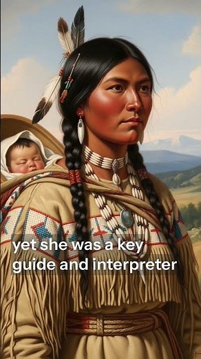 Sacagawea and her child