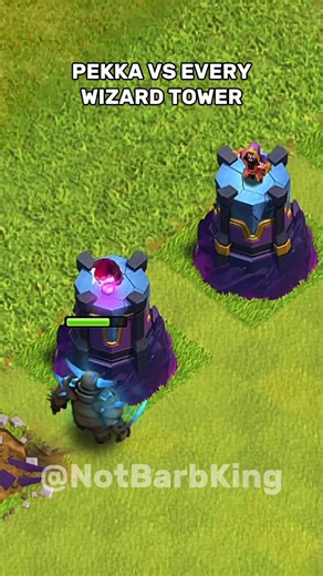PEKKA VS Wizard Towers 🔥