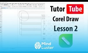 Mind Luster - Learn Corel Draw Lesson 2 Accessing Different Workspaces