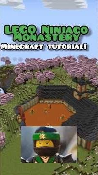 Minecraft|LEGO Ninjago Monastery tutorial! #buliding #minecraft #trend #viral #minecrafttutorial