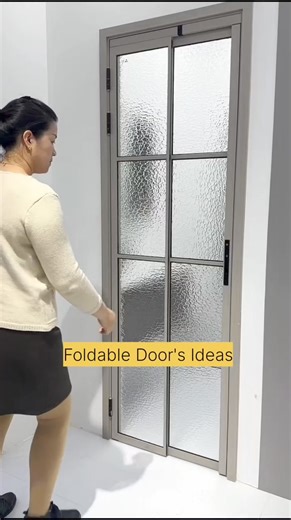 1.8M views · 7.9K reactions | Foldable Bathroom Doors Design Ideas #bathroomremodel #gate #glassart #viralvideoシ #viralreelsfb #hidden #interiordesigner #viralpage #design #viralshorts #viralreelschallenge #interiordesign | dcreator.in | Facebook