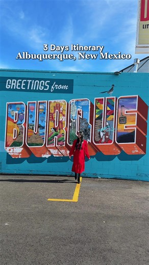 Save this 3-day itinerary if you’re visiting Albuquerque! ✨ We spent 3 days in Albuquerque with @visitabq during the holidays, and here’s everything we loved: 🏨 Where to Stay We stayed at Hotel Albuquerque at Old Town @hotelalbuquerque — a super convenient location for exploring all the Old Town attractions. 🍽️ Where to Eat * Church Street Café @cchurchstreet * Sawmill Market @sawmillmarketabq * Level 5 Rooftop Restaurant @hotelchaco * Duran Central Pharmacy @durancentralpharmacy * 66 Diner @a