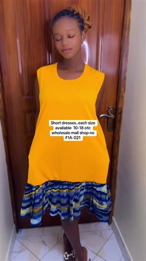 Short Dresses in African Style - Available Sizes 10-18