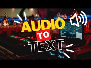 How to Convert Audio/Video To Text using Free AI