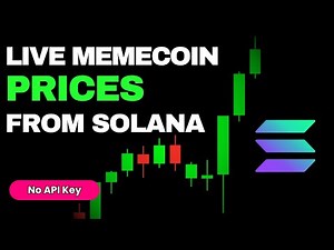 I Pulled LIVE MEMECOIN Prices Directly From Solana — No API Key 🤯