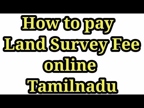 How to Pay Land Survey Online Payment Tamilnadu / #mvservicetamil