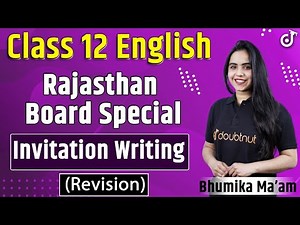 Invitation Writing | Introduction & Format of Invitation Writing | Class 12 English |Board Exam 2022