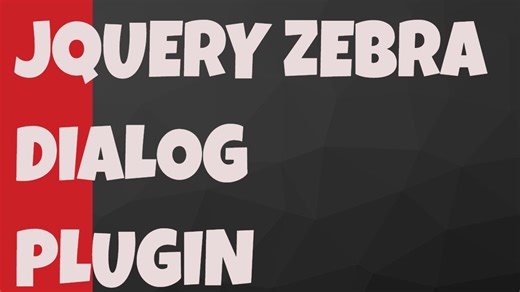Powerful jQuery Dialog Box Plugin - Zebra Dialog