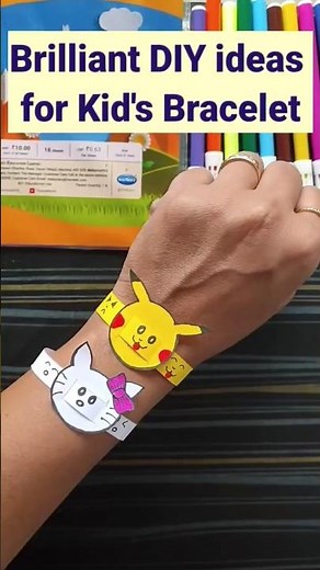 Brilliant DIY Ideas for Kids | Easy Bracelet Craft Tutorial ✅ #diybracelet