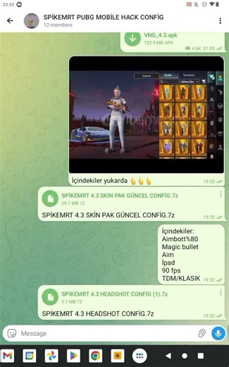 PUBG MOBİLE HİLE HACK CONFİG :SPİKEMRT21 HEPİNİZİ BEKLERİZZ😃😁