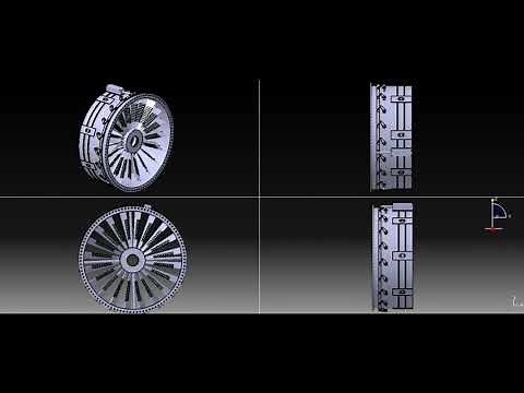 Simulation - Jet Engine's Variable Inlet Guide Vanes(VIGV)