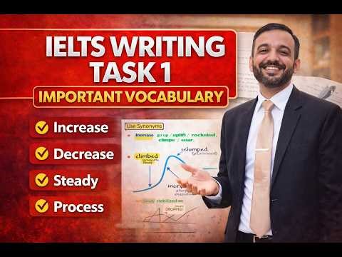 IELTS Writing Task 1 Vocabulary for Band 7+ | Graph & Chart Language