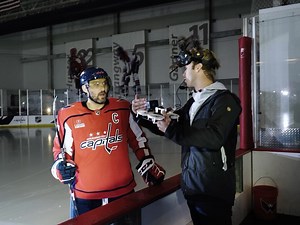 Jay Christensen on Instagram: "Chasing Gr8tness @aleksandrovechkinofficial Behind the Scenes Filmed by @jaybyrdfilms Edited by @andrew_achter Camera Assited by @owenhofman Filmed on @gopro & @freeflysystems Ember Drone @rotor_riot skylite"