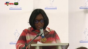 FLOOD SIGNS: The City of Windhoek in collaboration with Santam Namibia on Monday launched flood warning and depth marker signs throughout Windhoek’s high-risk river crossings to enhance public safety. City of Windhoek Mayor, Worship Ndeshihafela Larandja stated that the signs will mark a proactive approach to community education and awareness raising ahead of the upcoming rainy season. (Video: Esther Gabriel) #NampaTV | Namibia Press Agency