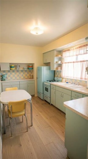 This 1950s Kitchen Became Ultra Modern 😳🔥