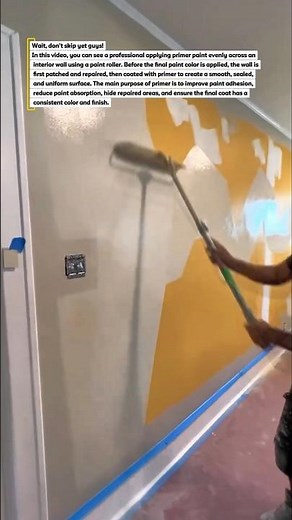 Fast Wall Priming Technique! How Professionals Prepare Walls Before Painting.