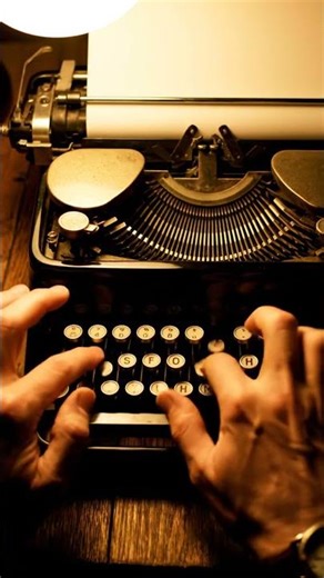 The Scribe's Symphony: A Typewriter's Analog Rhythms (Vertical 4K ASMR)