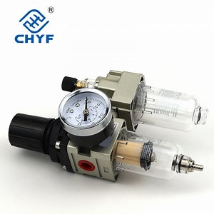 [Hot Item] Manual Compression Air Filter 1/4 "PT SMC Manual Drain Model, Pneumatic Air Filter, Gas Source Processor, Two Gaskets for Oil and Water Separator