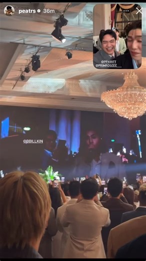 bkppuniverse on Instagram: "While Billkin was singing, Pea teased PP that "You know him well." The Primrose continued, "Who's he?" Cr: @peatrs #ppkritt #bbillkin"