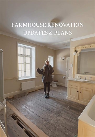 Farmhouse Bathroom Renovation Plans and Updates