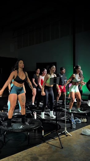 Marinela 👯‍♀️⚡️ #jumping #fitness #orlando #classes #rebound | jumping