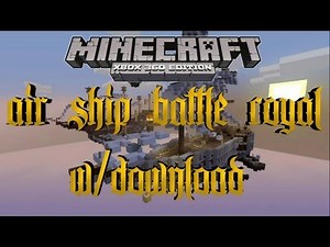 Xbox 360 Minecraft Air Ship Battle Royal Trailer /w Download (TU12)