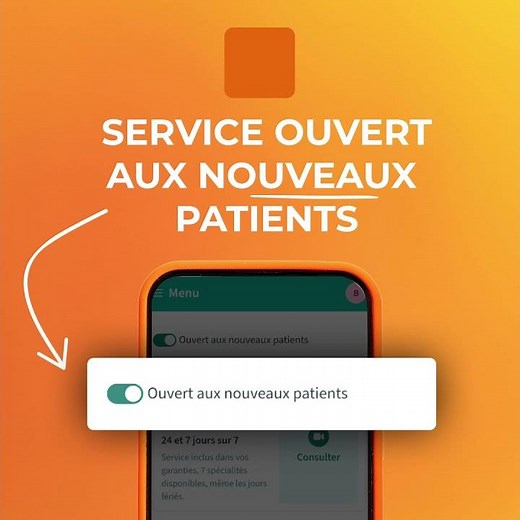Un médecin disponible 24H/24, 7J/7 avec l'app Harmonie & Moi.