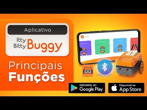 90 segundos para conhecer as funções do kit de robótica Itty Bitty Buggy!