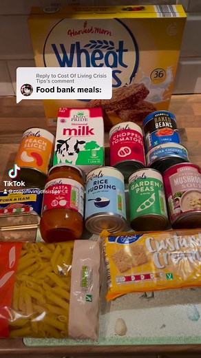 Food bank meals #foodbank #foodbankdonations | Costoflivingcrisis Tips