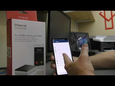 Invoxia Voice Bridge. Landline calls on your mobile.