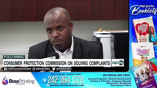 Consumer Protection Commission on solving complaints | Eyewitness News Bahamas