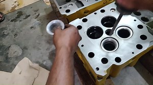 Valve Seat Installation | Cylinder Head | Cat G3520C | #caterpillar #G3520C #insert_valve_seat | The Gas Engine