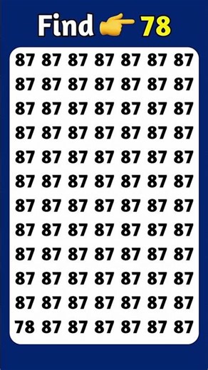 @#find the odd number 78 #findtheoddnumber #brainpower #brainlearning #braintest #challengeaccepted