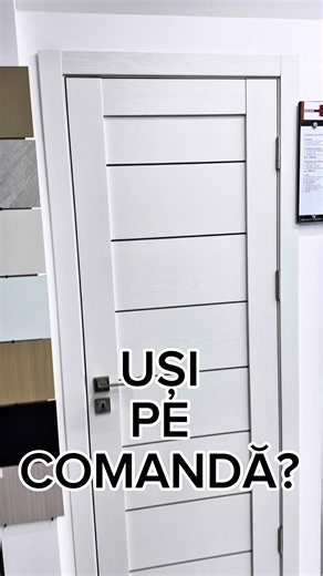 Uși pe comandă! Modelele FM sunt disponibile într-o gamă variată de culori și dimensiuni, adaptate perfect spațiului tău. ✔️ Design modern și elegant ✔️ Dimensiuni personalizate ✔️ Culori la alegere ✔️ Echipate cu broască magnetică pentru închidere silențioasă 📍 Marginea, Suceava, str. principala, nr. 872 📞 0746337929 SOLVILUC DOORS 🤝