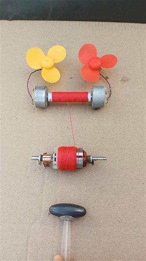 775 Dc motor se power utpann Kiya mini drone bhi ghumaya • Dc motor New project