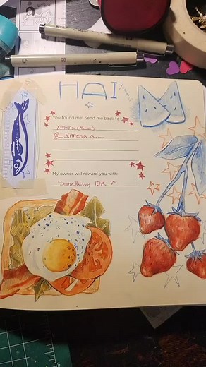 i explained this so badly 😭😭😭 just ask me for clarification if u need it lol #tutorial #foodart #art #sketchbook #traditionalart #originalart #artist #sketch #arttutorial #prismacolor #traditionalartist #drawing #food