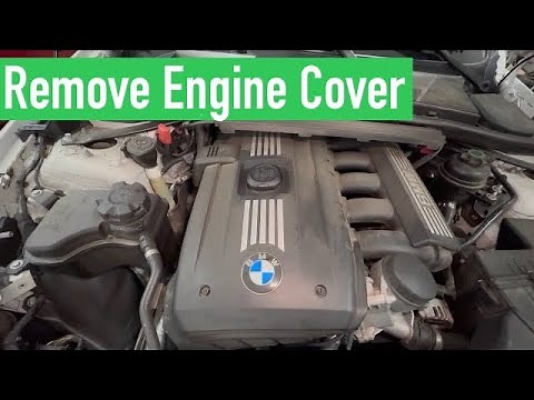 BMW 328i Engine Cover Removal and Install (E90 Series)