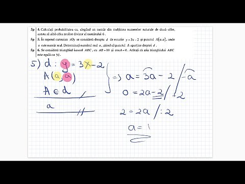 Solving the 2022 Baccalaureate subject - Mate-Info