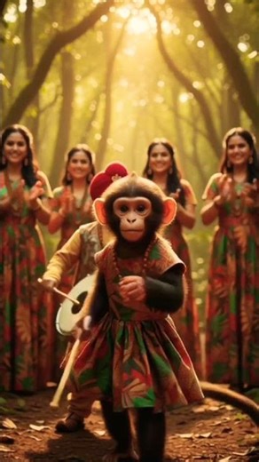 🥁😃🌲👦🎶🐵💃👏🌟🎉🌲❤️ | Fun Moments #Shorts