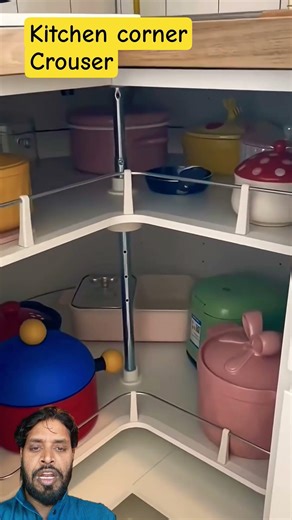 Kitchen Corner Solution with Carousel Unit | No Wasted Space!