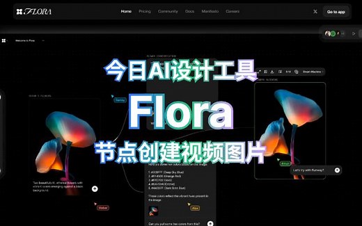【AI工具】Flora-全新交互视觉体验